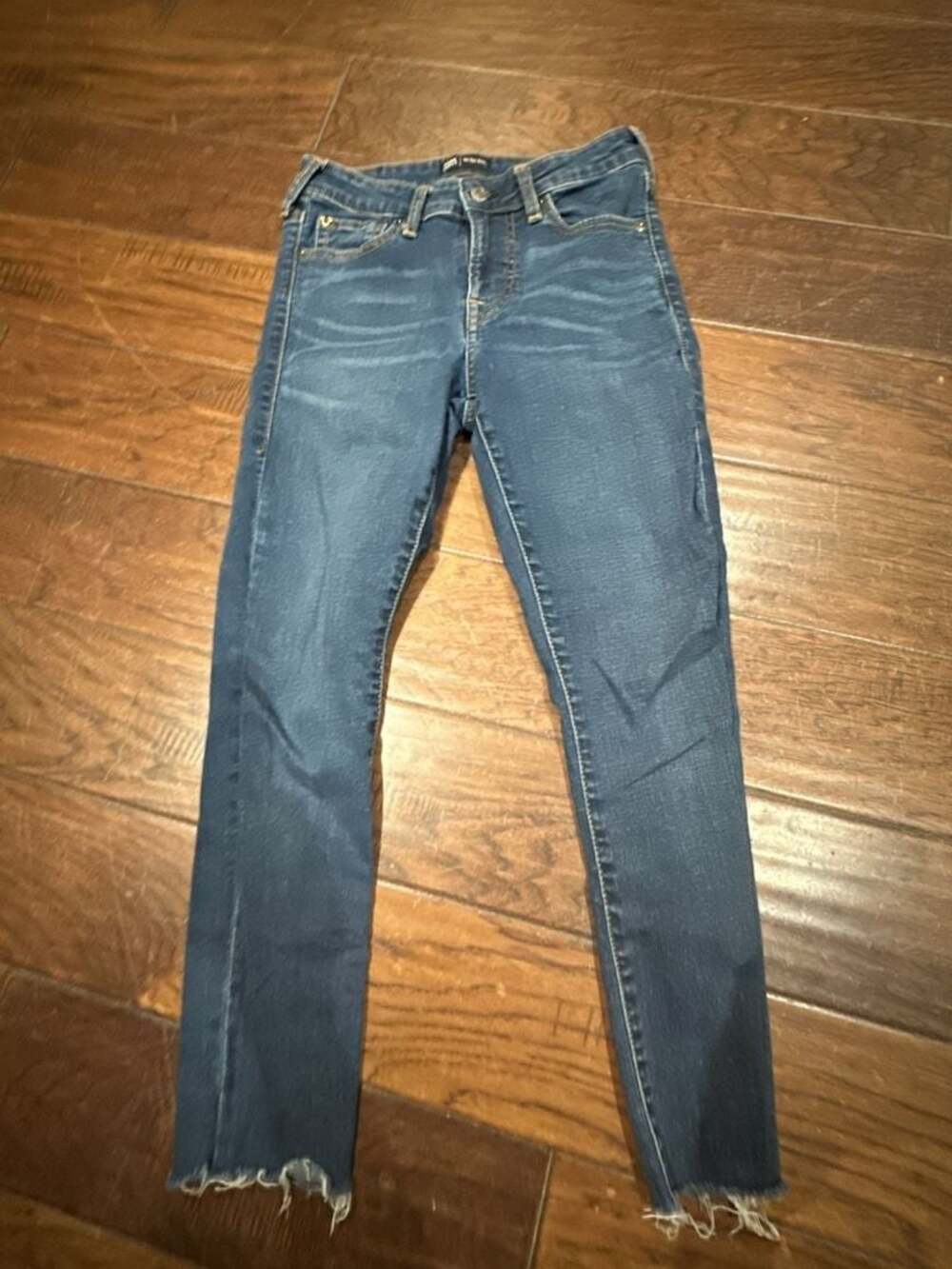 True Religion Jennie Curvy Mid Rise Skinny Jeans Size 25